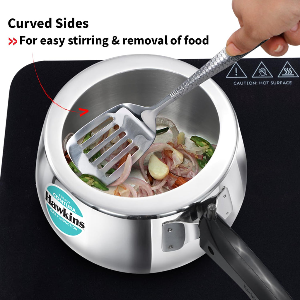 3 Litre Triply Stainless Steel Pressure Cooker V61262