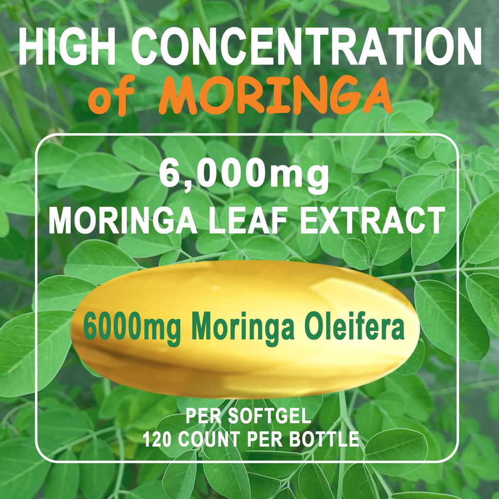 Organic Moringa Oleifera Softgels A2407