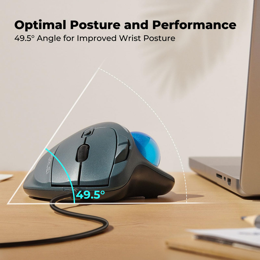 Ergonomic Trackball Mouse C733179