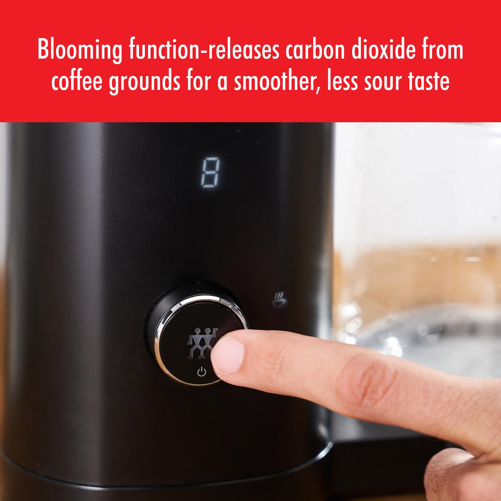 Black 10 Cup Drip Coffee Maker with Thermo Carafe Q7803