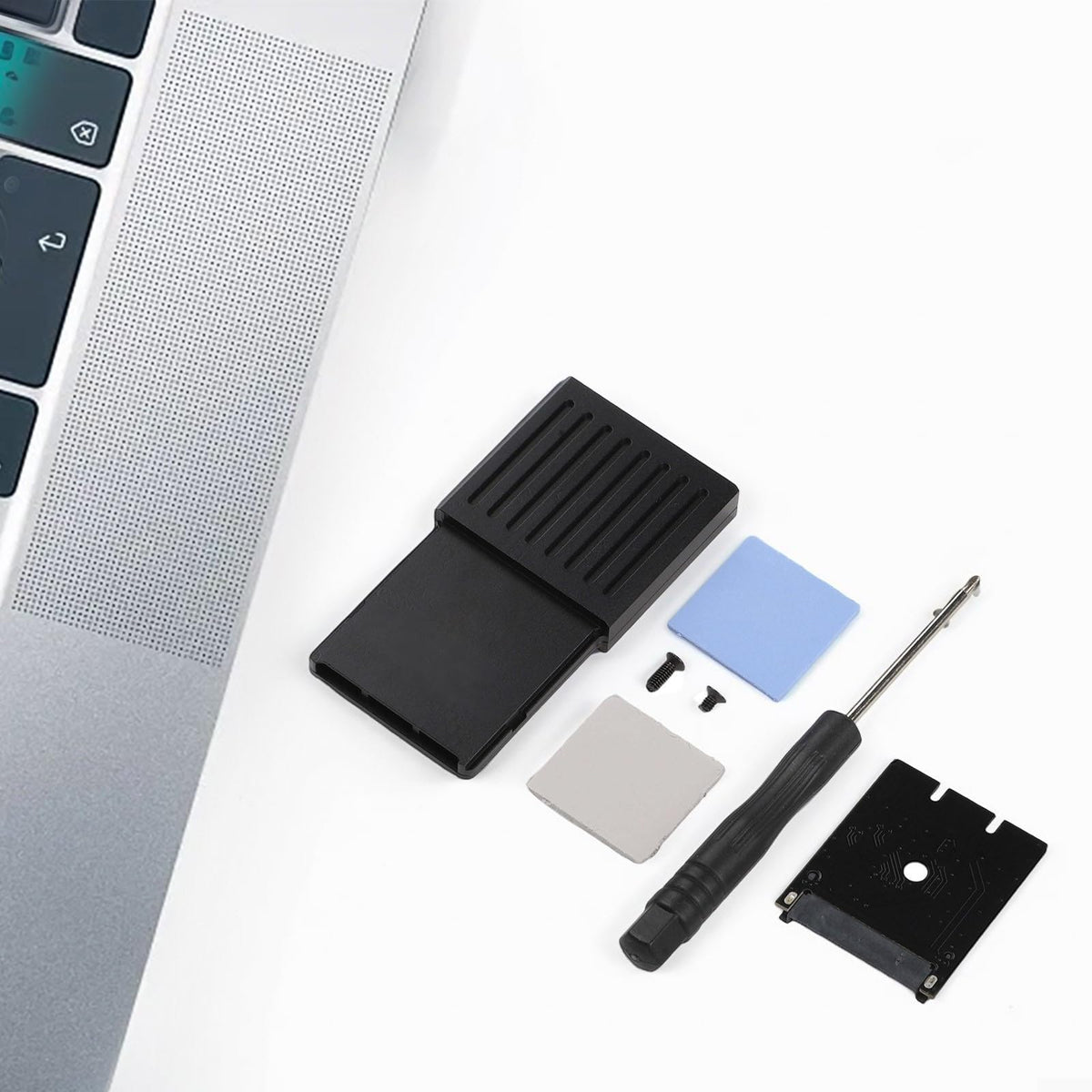 External Hard Drive Enclosure PCIE4.0 NVME 2230 SSD Aluminum Alloy Black L713