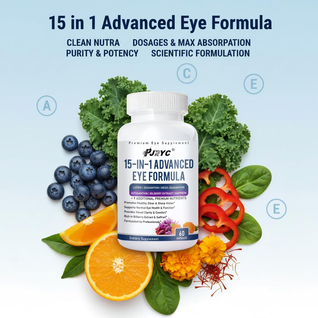 15 in 1 Eye Formula with Lutein 120 Capsules Y643