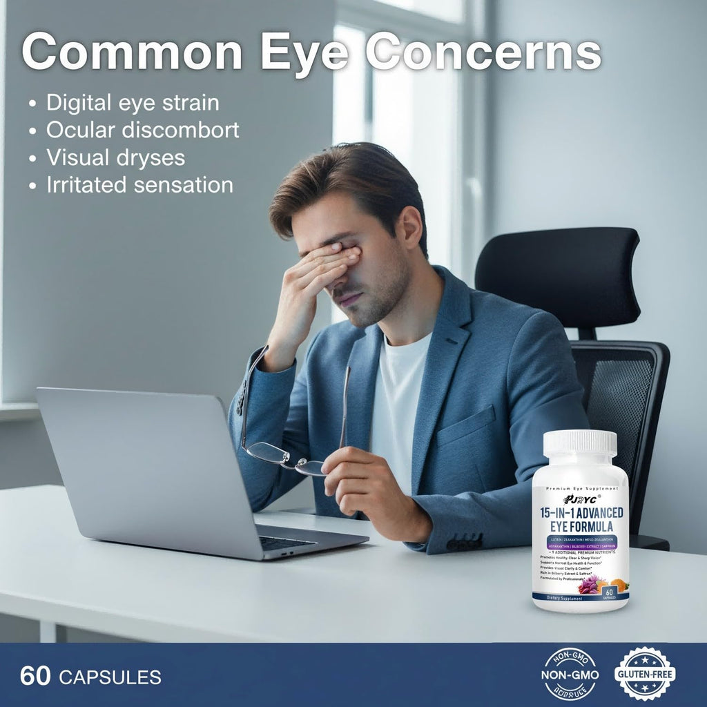15 in 1 Eye Formula with Lutein 120 Capsules Y643