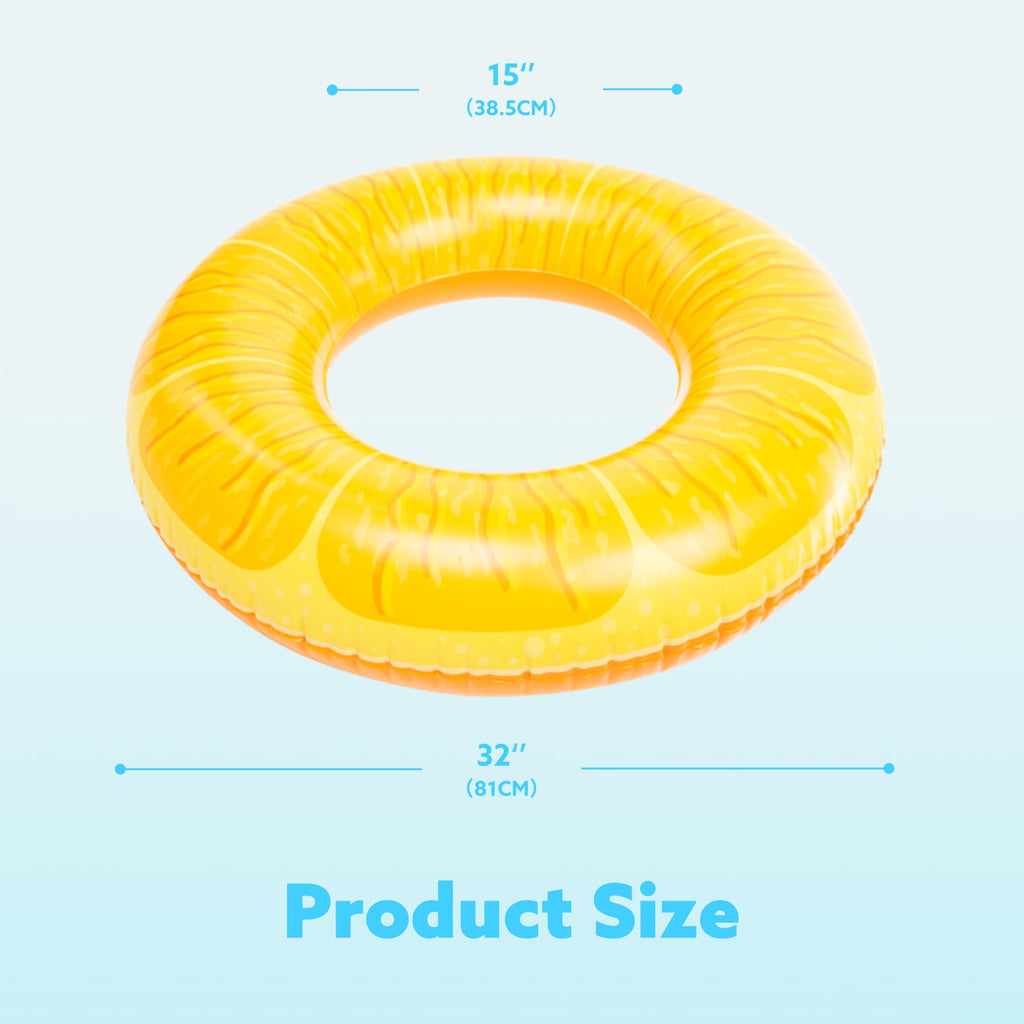 4 Pack Inflatable Pool Floats Q349