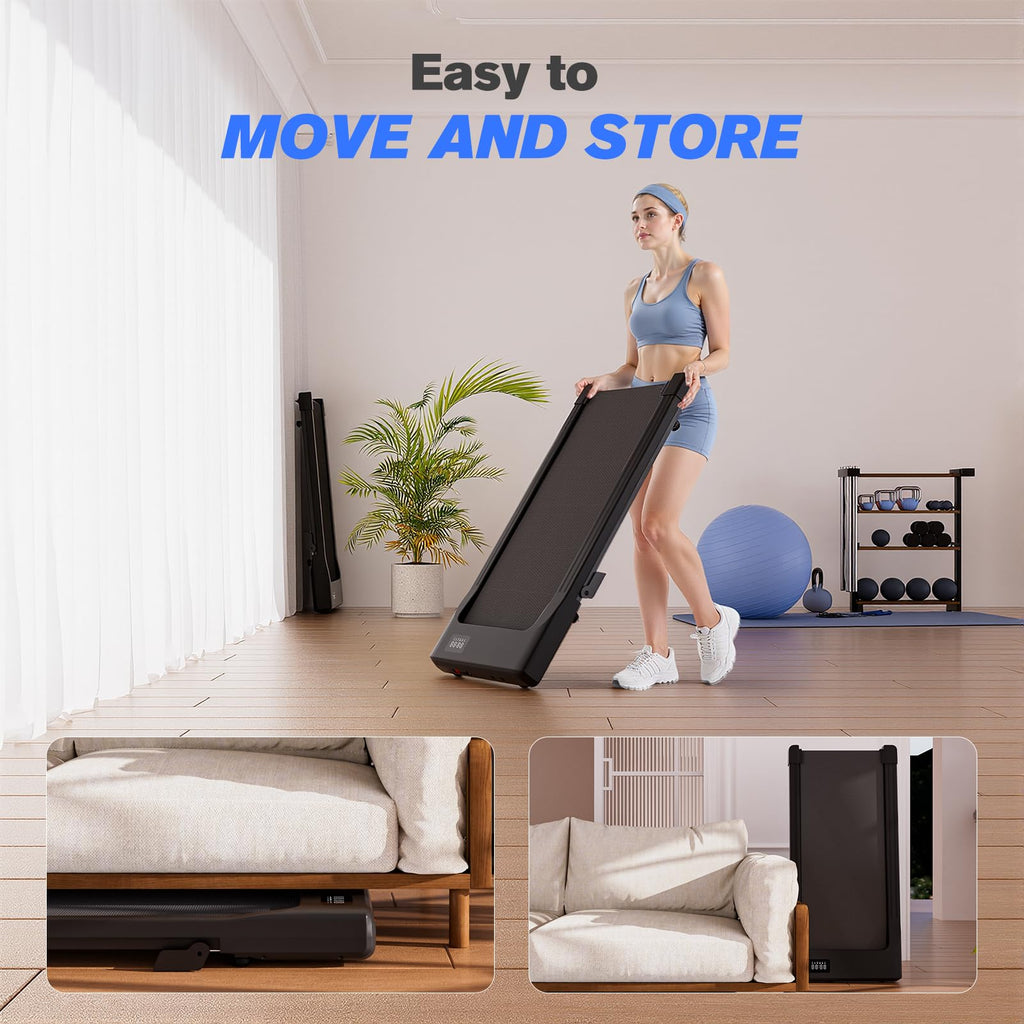 Walking Pad with Incline, 2.5 HP Under Desk Treadmill, 300 lbs Capacity Y511299