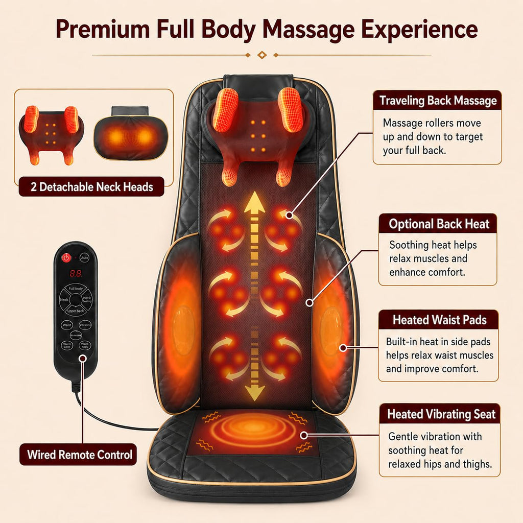 Shiatsu Neck and Back Massager with Heat E97718