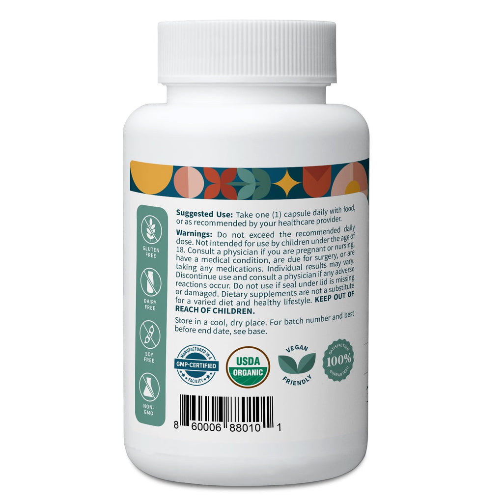 Organic Garlic Supplement 30 Capsules K7328