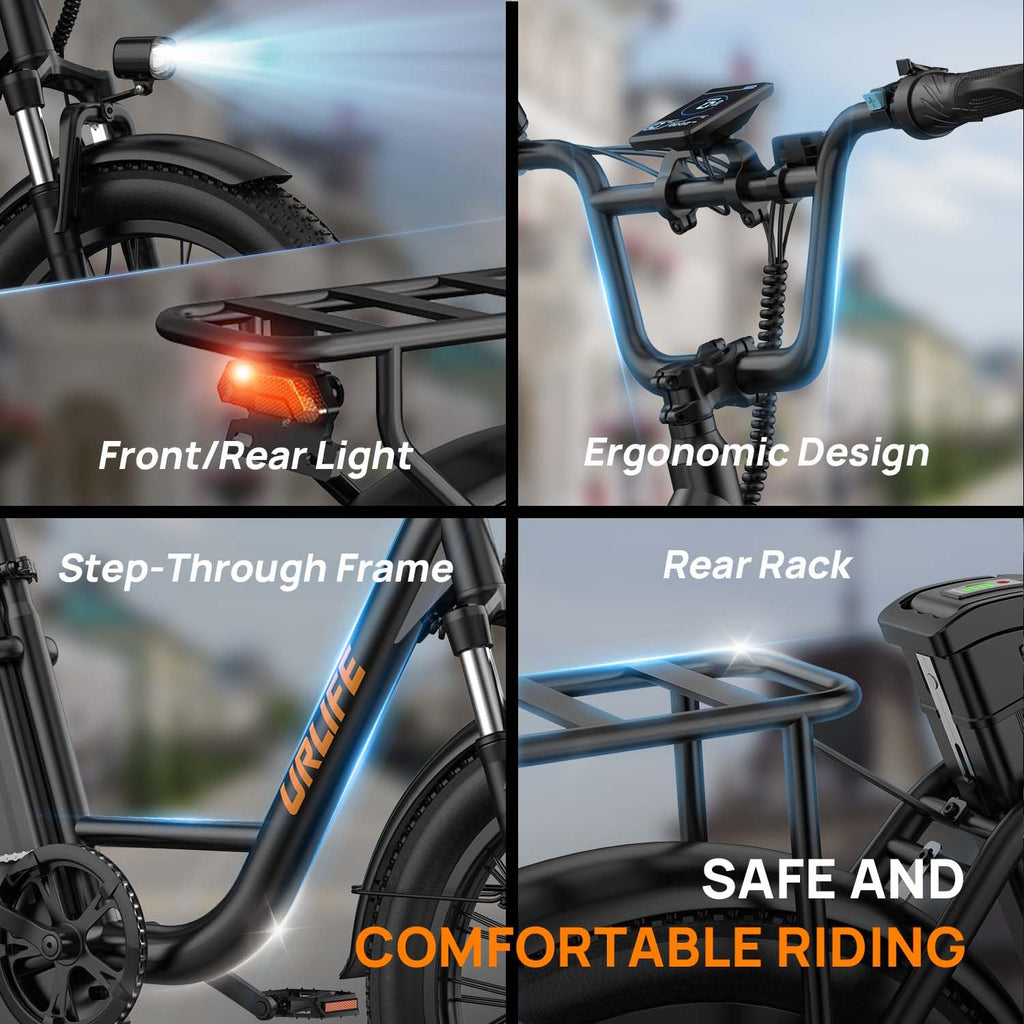 20" Fat Tire Electric Bike with 1000W Motor R982931