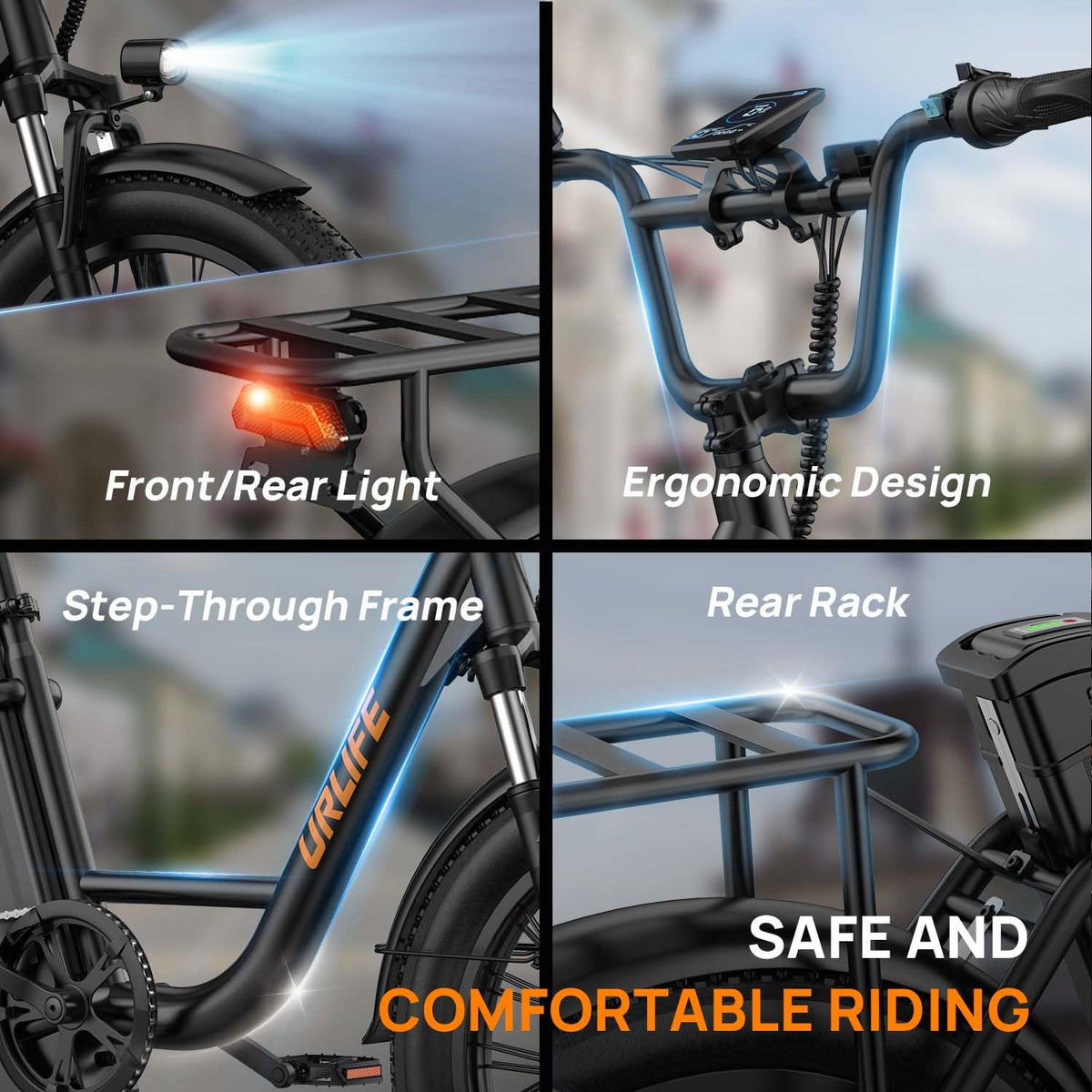 20" Fat Tire Electric Bike with 1000W Motor R982931
