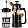 Black 17oz French Press Coffee Maker B77992