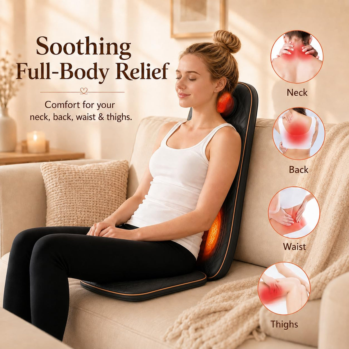 Shiatsu Neck and Back Massager with Heat E97718