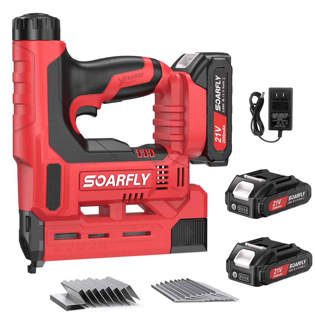 18 Gauge 2-in-1 Cordless Brad Nailer Stapler F26577