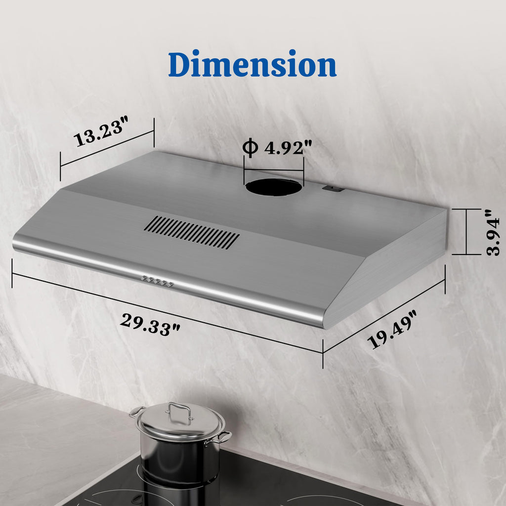 30 Inch Convertible Under Cabinet Range Hood Z35689