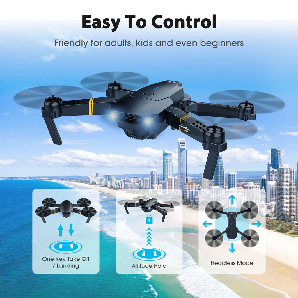 Foldable RC Quadcopter Drone with 1080P Camera F869621