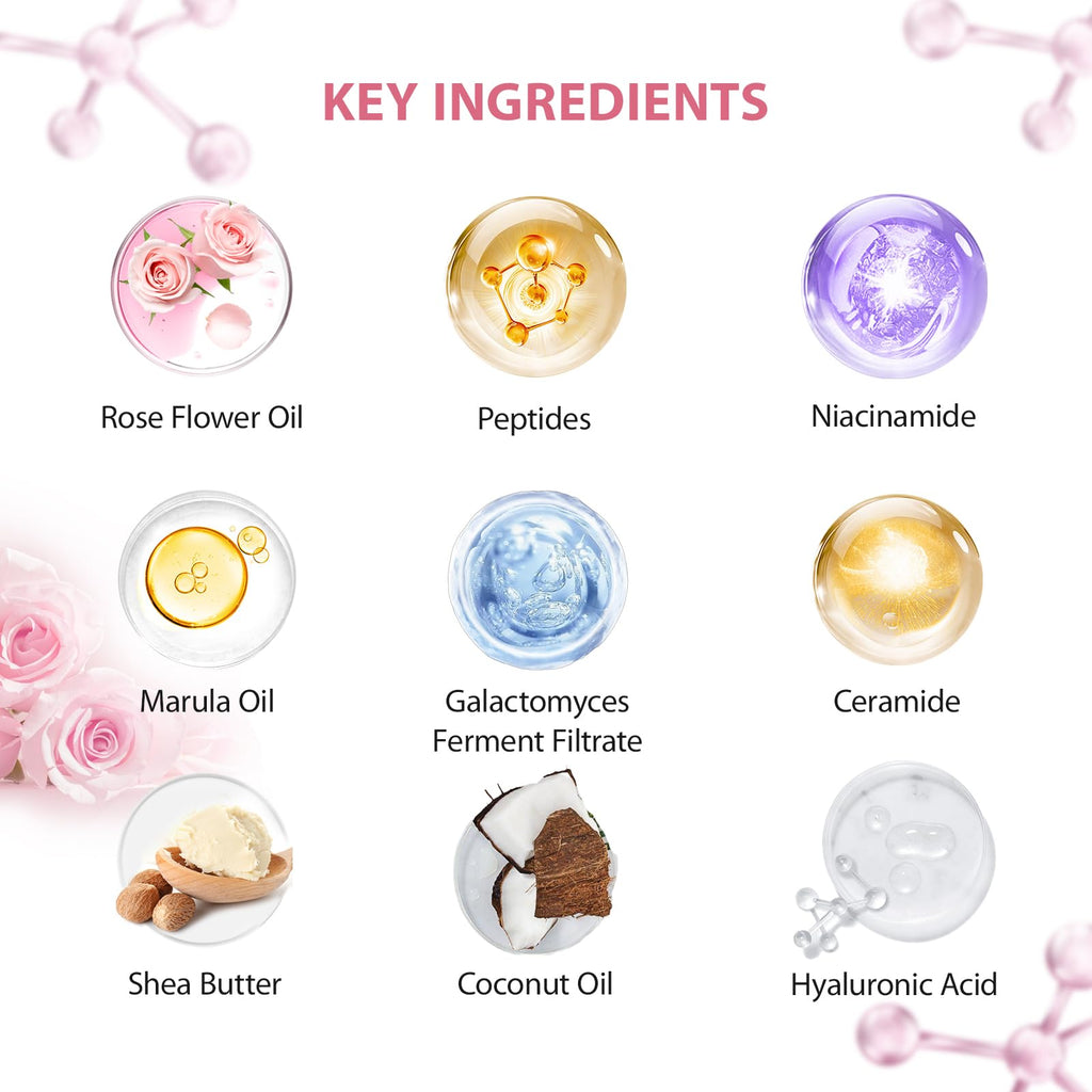32 Pcs Rose Spa Skin Care Set O741021