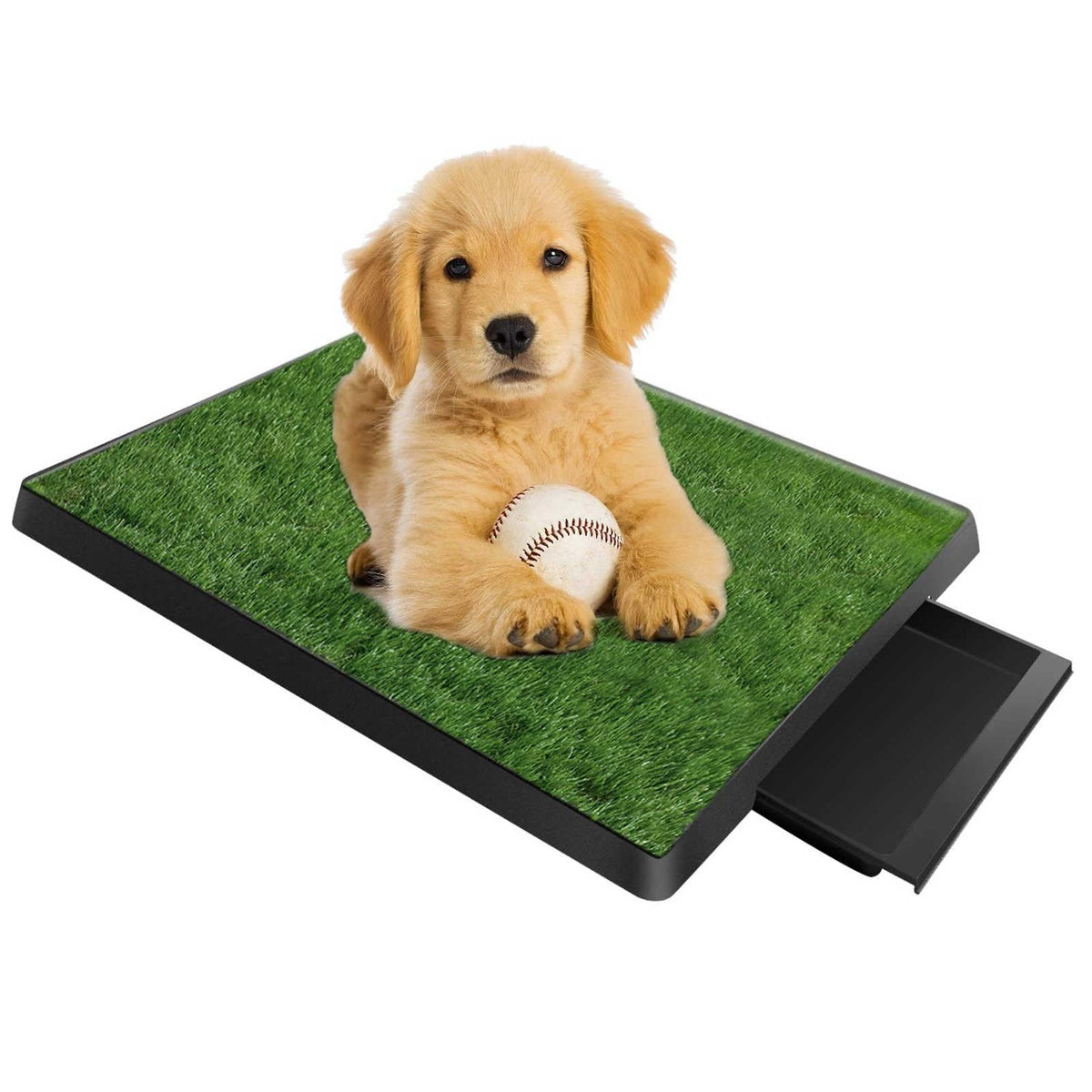 Dog Grass Pad with Tray 25”x 20” Artificial Grass S7999