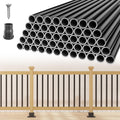 100 Pack 26" Black Aluminum Deck Balusters H8342