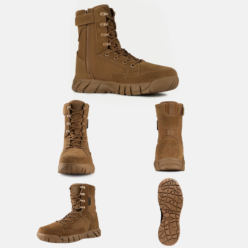 8" Zip Military Tactical Boot B35957