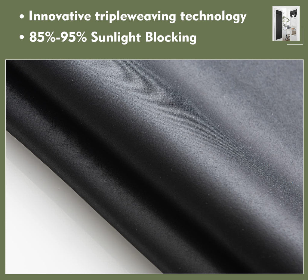 Blackout Tie Up Door Curtain 1 Panel B35540