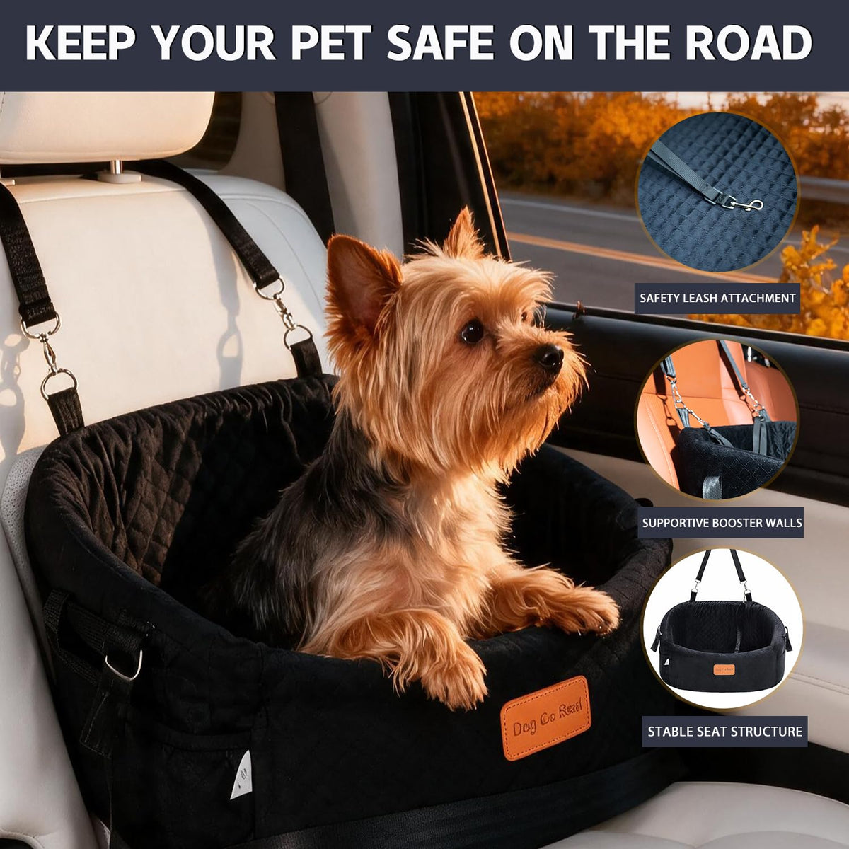 Dog Car Seat for Small Dogs B420