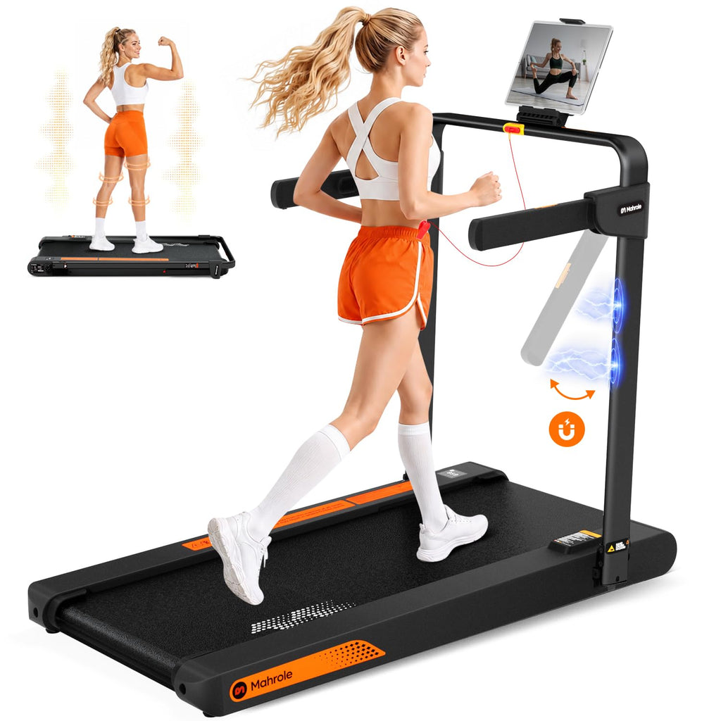 Foldable Treadmill with Vibration Plate G767548