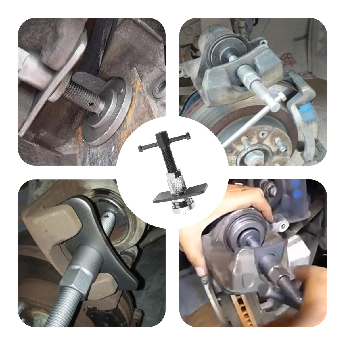 Disc Brake Caliper Piston Rewind Tool 3pcs Set S46698
