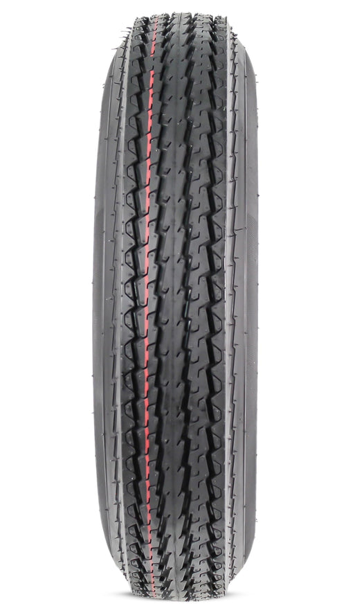 12 Inch 5 Lug Black Trailer Tire Rim Assembly Q259209