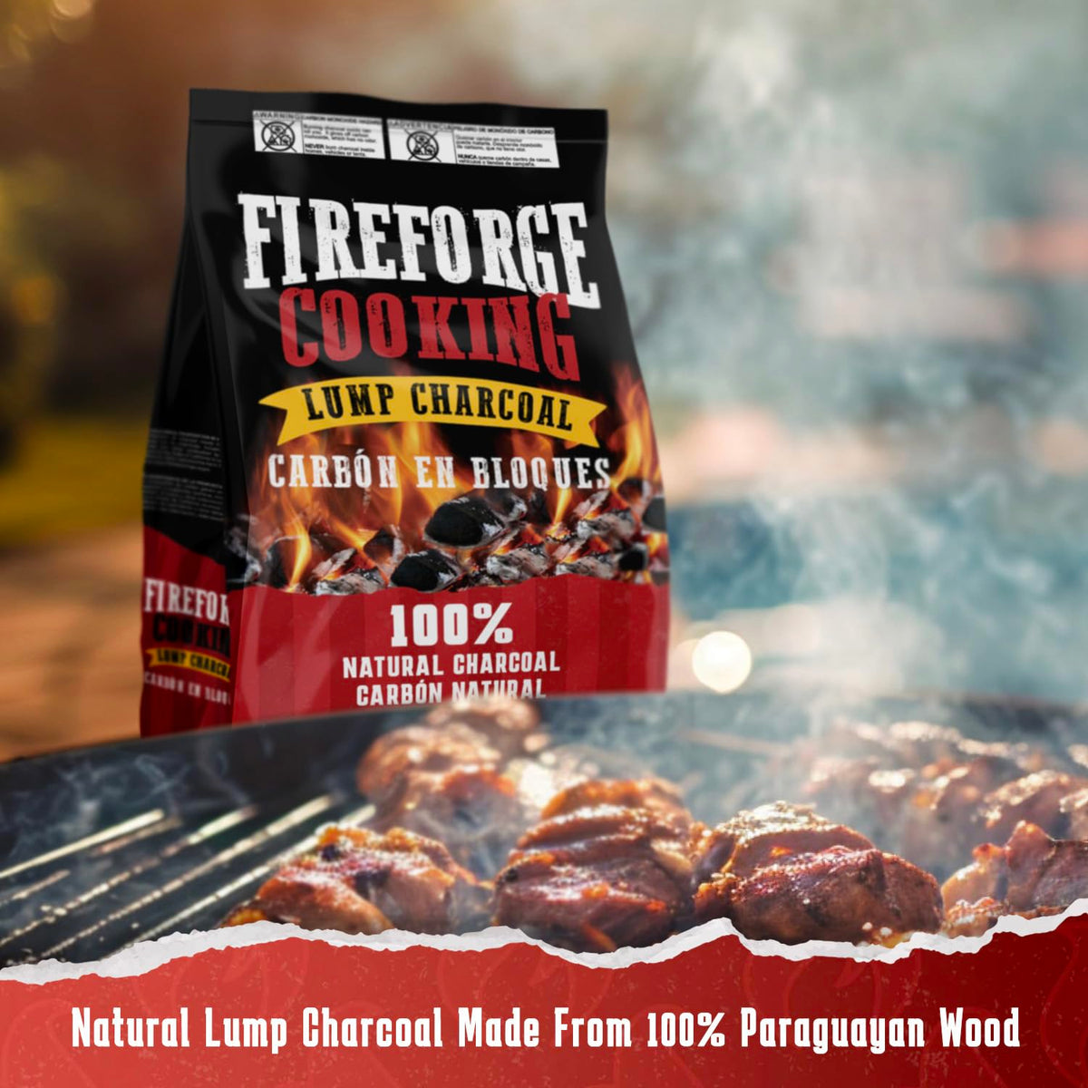 Wood Lump Charcoal 8kg E6383