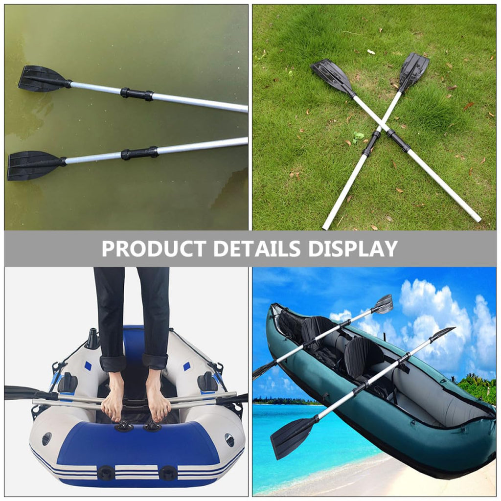 2pcs Portable Telescopic Aluminum Alloy Kayak Paddle T115