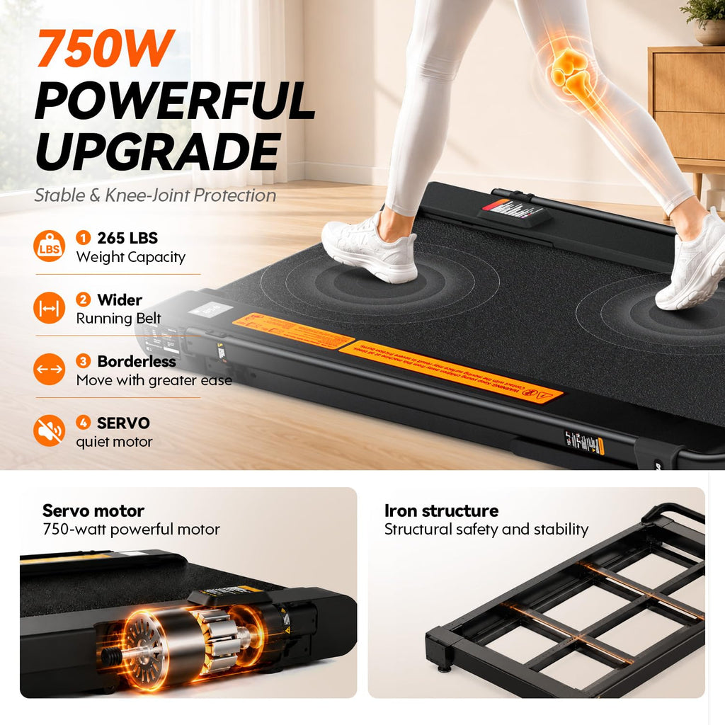 Foldable Treadmill with Vibration Plate G767548