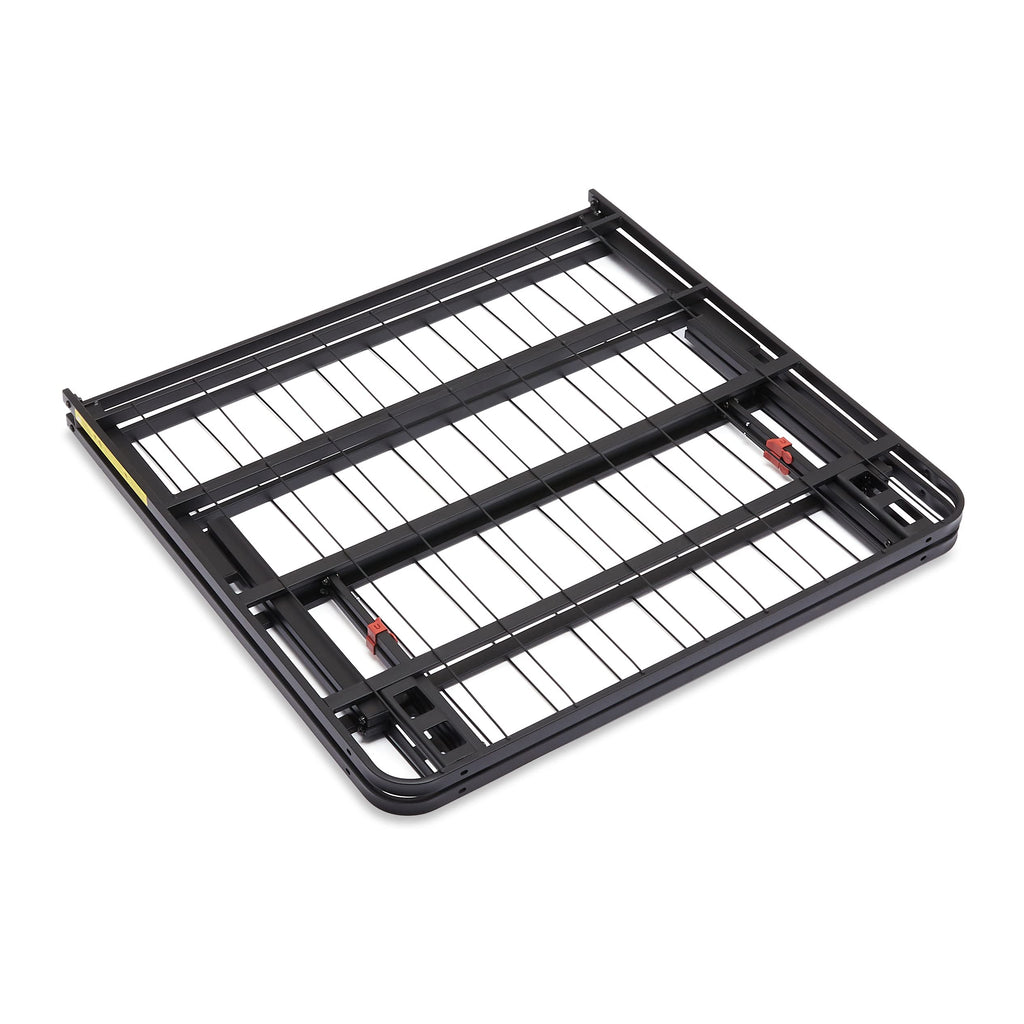 Foldable Metal Platform Bed Frame, 18 Inches High, Twin Size, Black R630141