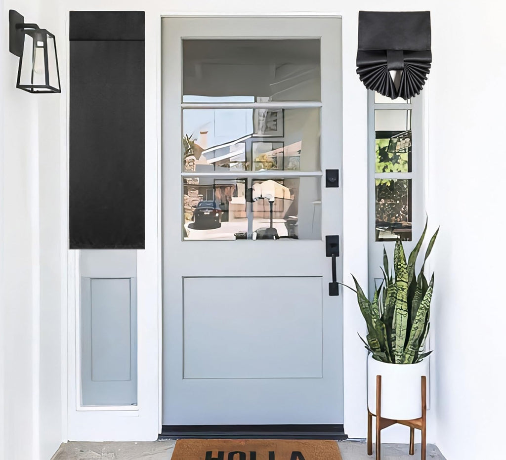Blackout Tie Up Door Curtain 1 Panel B35540