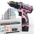 Pink Cordless Drill Set with Battery & Charger J49135