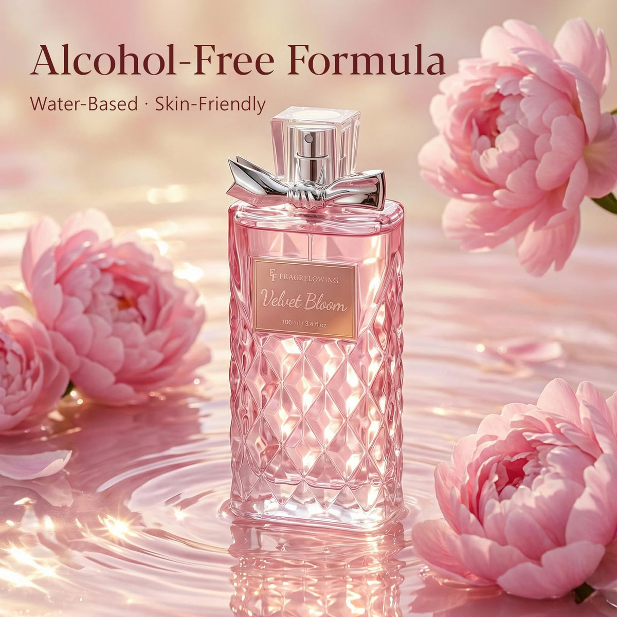 Alcohol-Free Long-Lasting Floral Perfume 3.4 fl oz Q621666