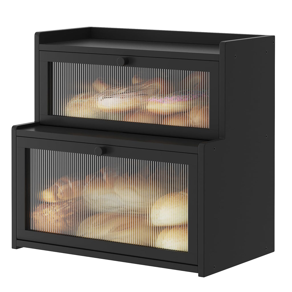 Bamboo Bread Box with Window G72524