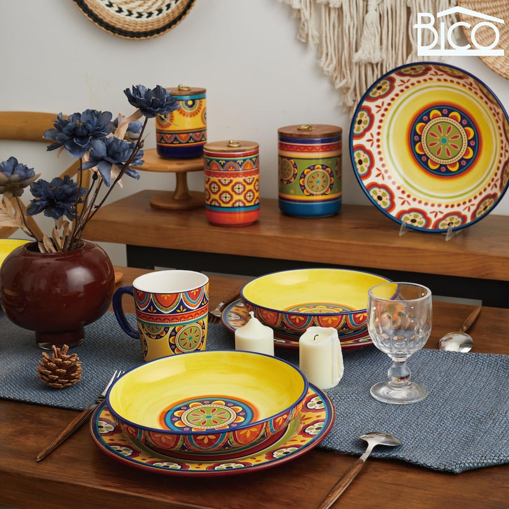 Ceramic Pasta Bowls Set of 4 I2225