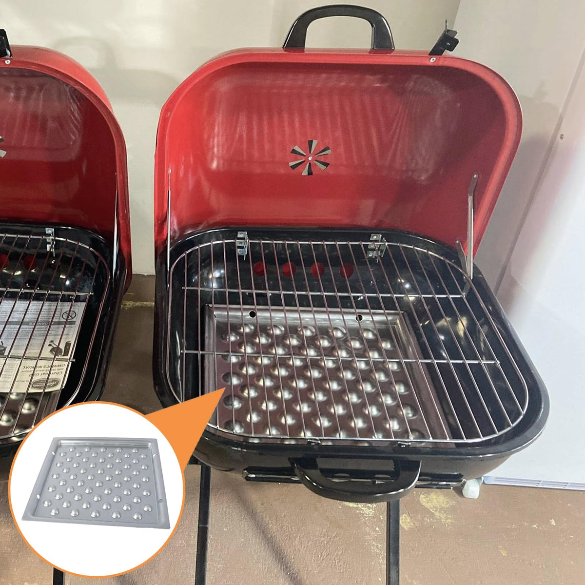 Charcoal Grill Ash Pan O971