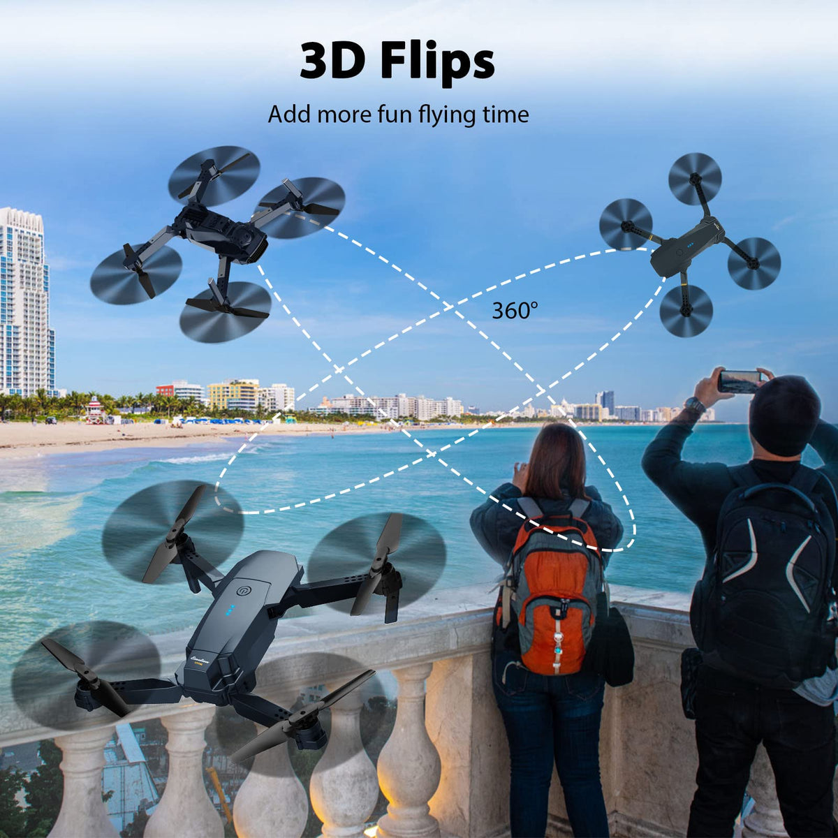Foldable RC Quadcopter Drone with 1080P Camera F869621