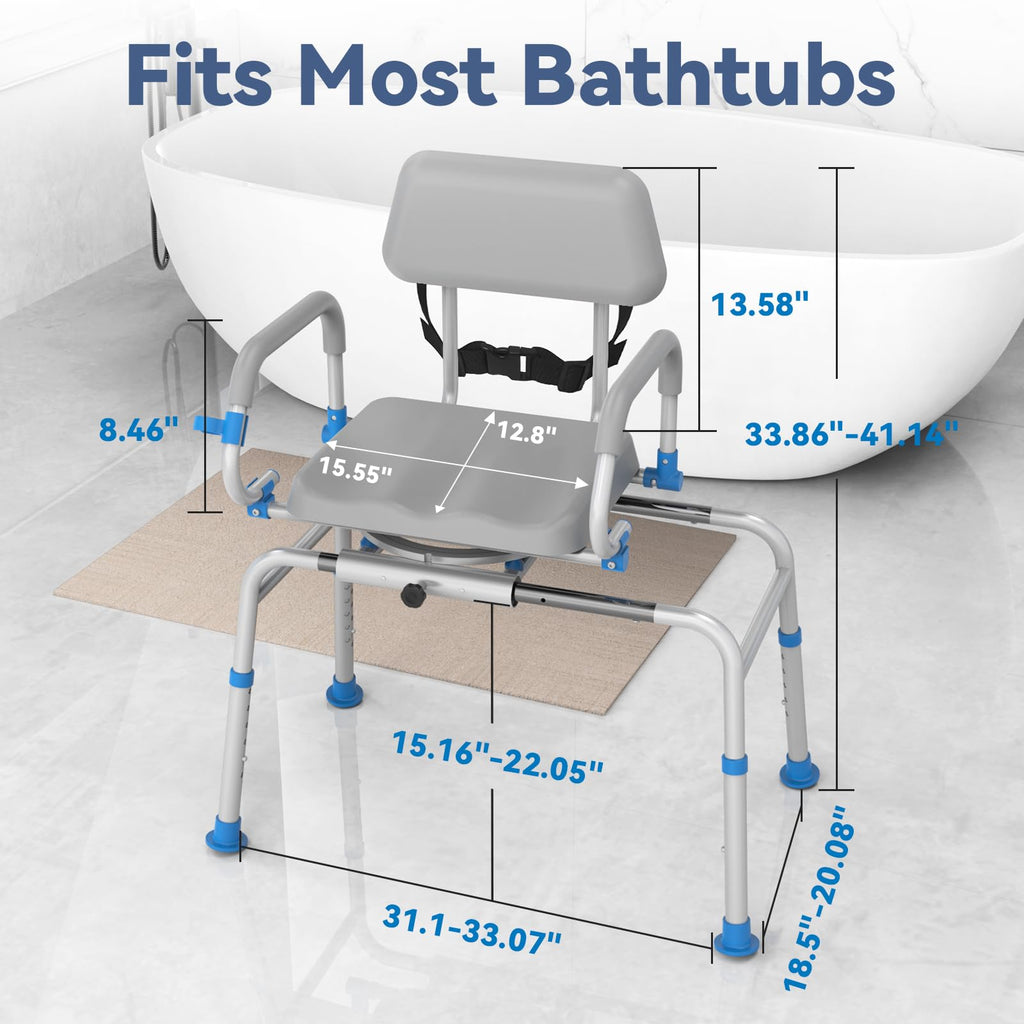Sliding Shower Chair Tub Transfer Bench F14520