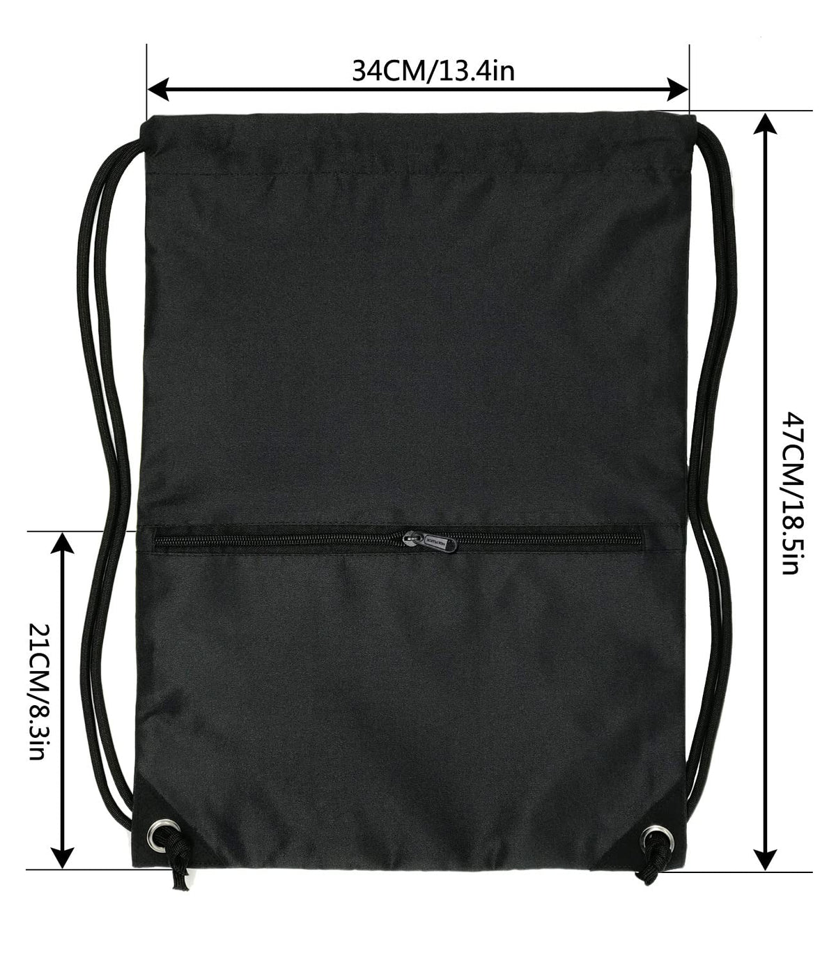 Drawstring Backpack Bag Sport Gym Sackpack T133