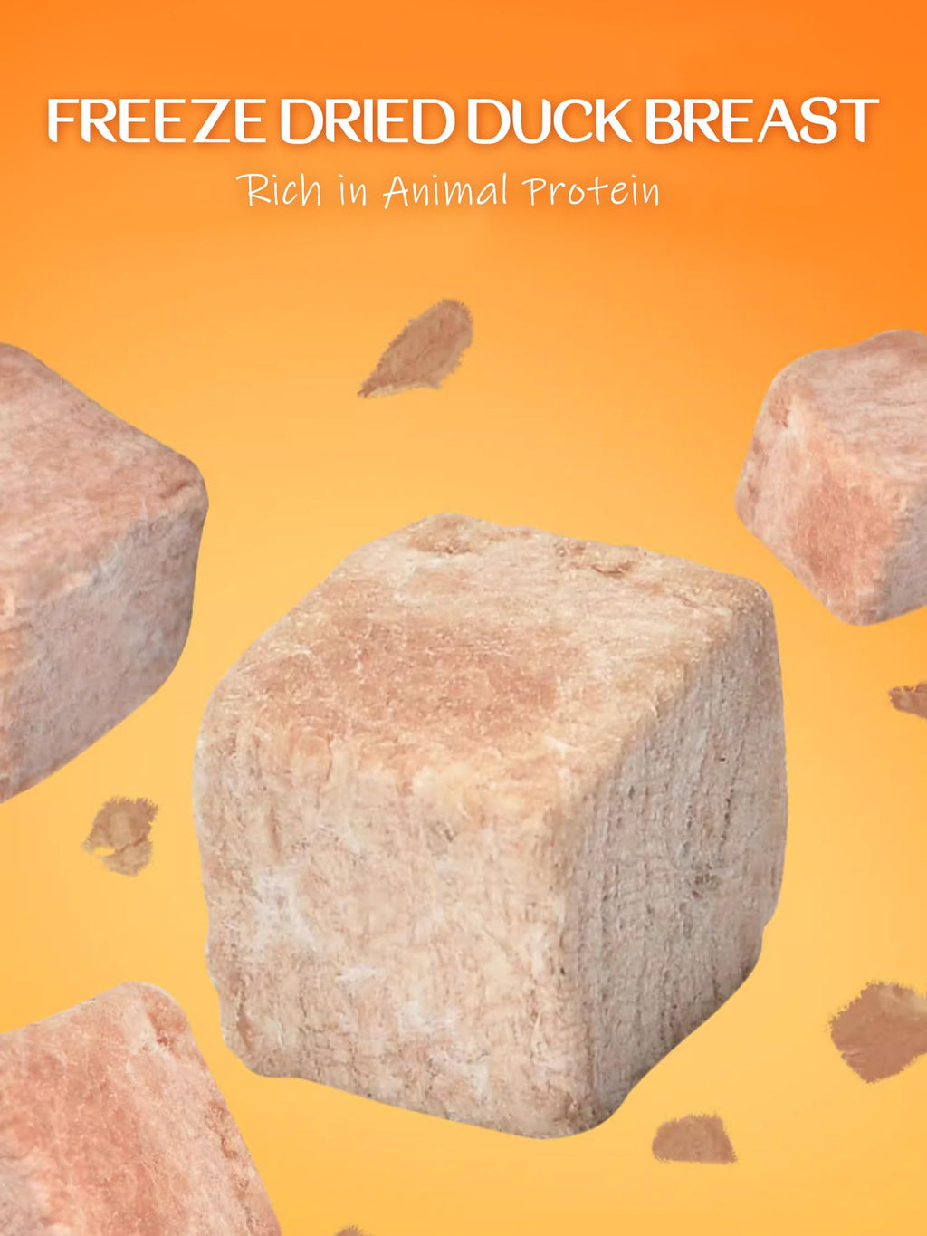 7 OZ Freeze Dried Duck Breast Dog Cat Treats L714