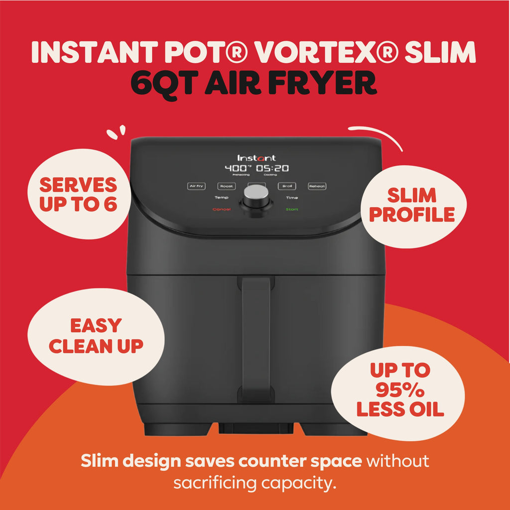 6QT Nonstick Dishwasher-Safe Air Fryer L61565