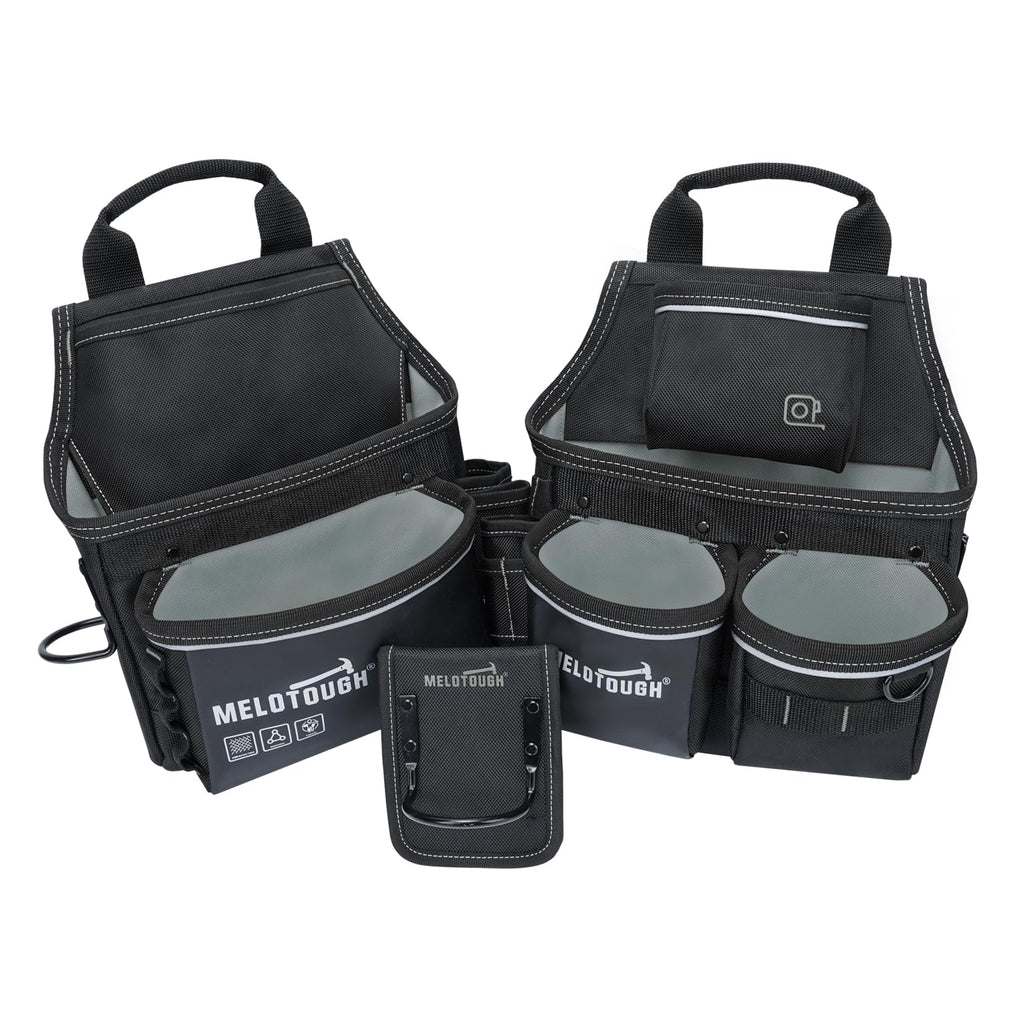 Carpenters Tool Belt with Suspenders 27 Pockets H109746