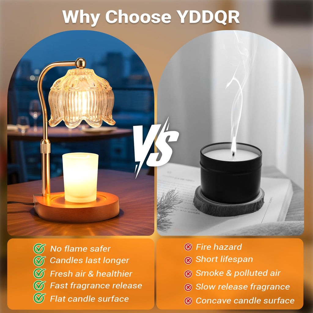 Candle Warmer Lamp with Timer and Dimmer Q432