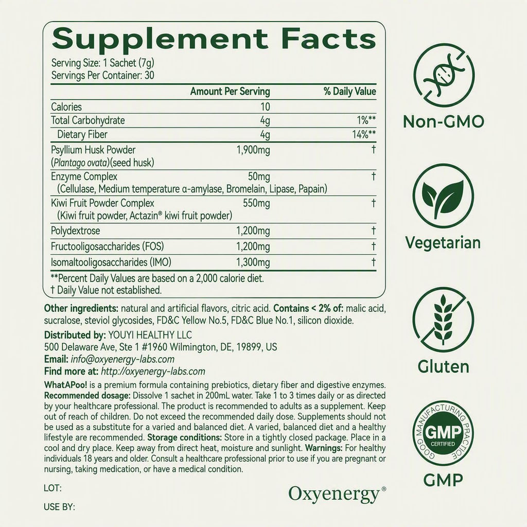 Organic Psyllium Husk Powder 30 Packets C336728