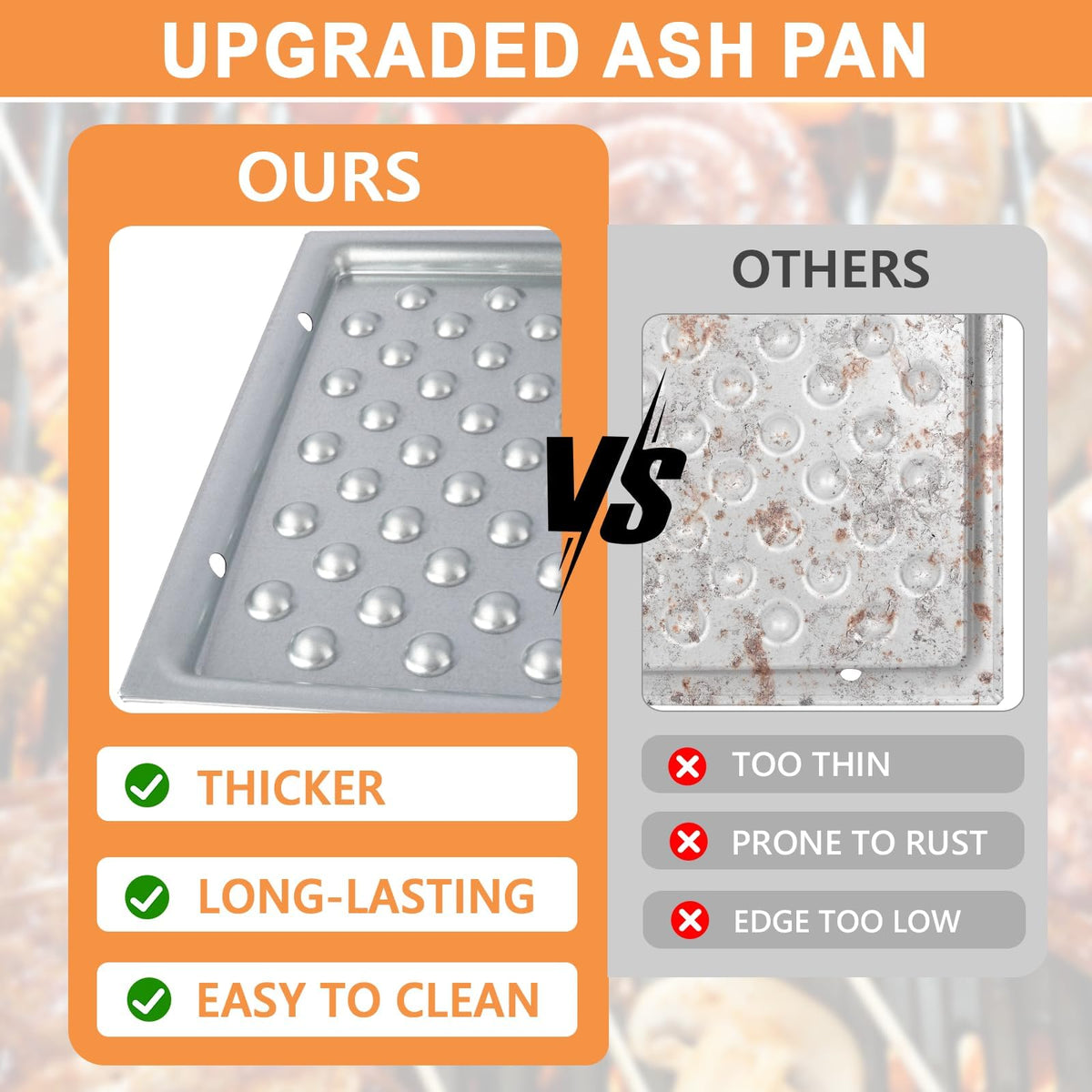 Charcoal Grill Ash Pan O971