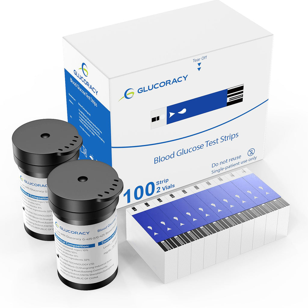 Blood Glucose Test Strips, 100 Strips B462930