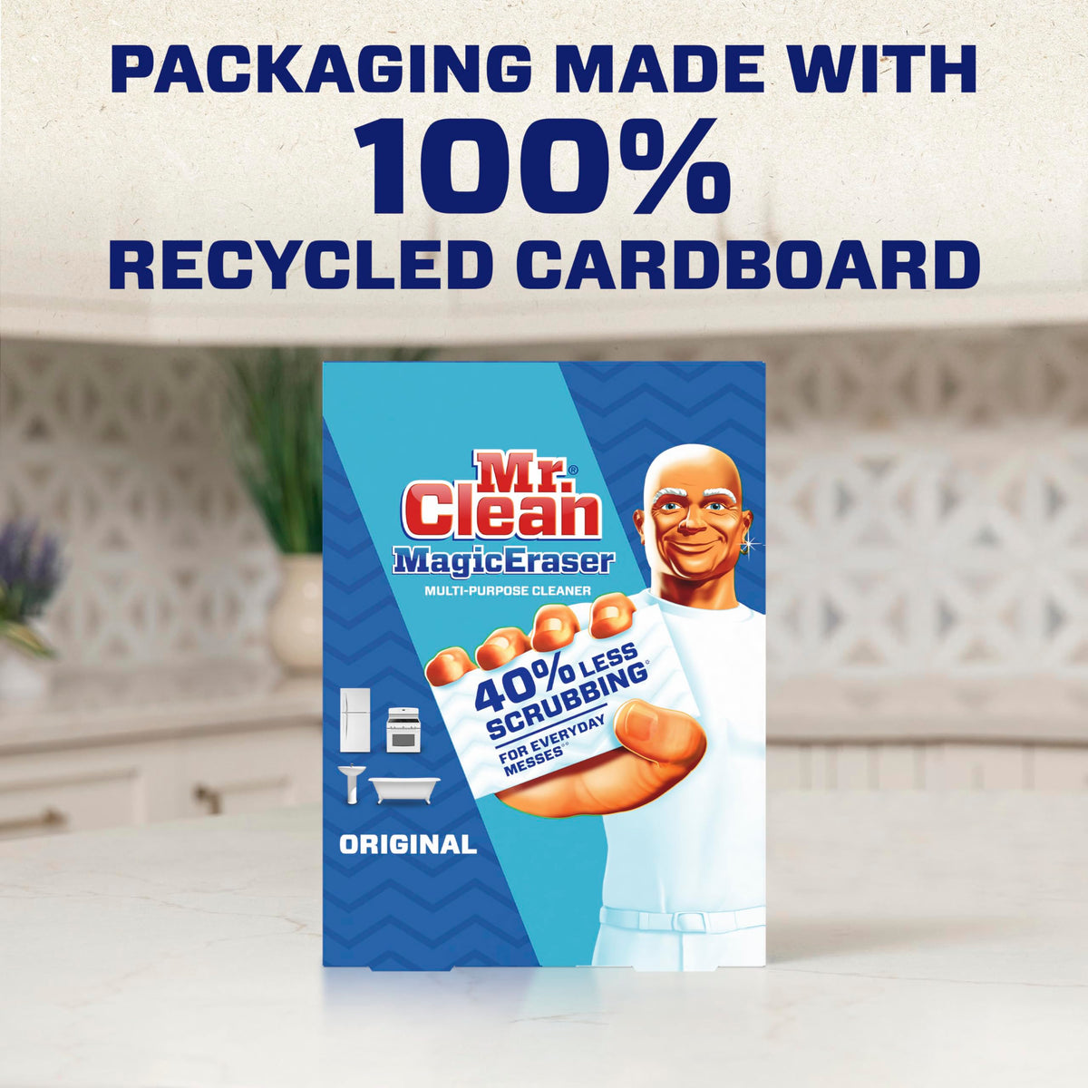 White 6 Count Cleaning Pads L11520