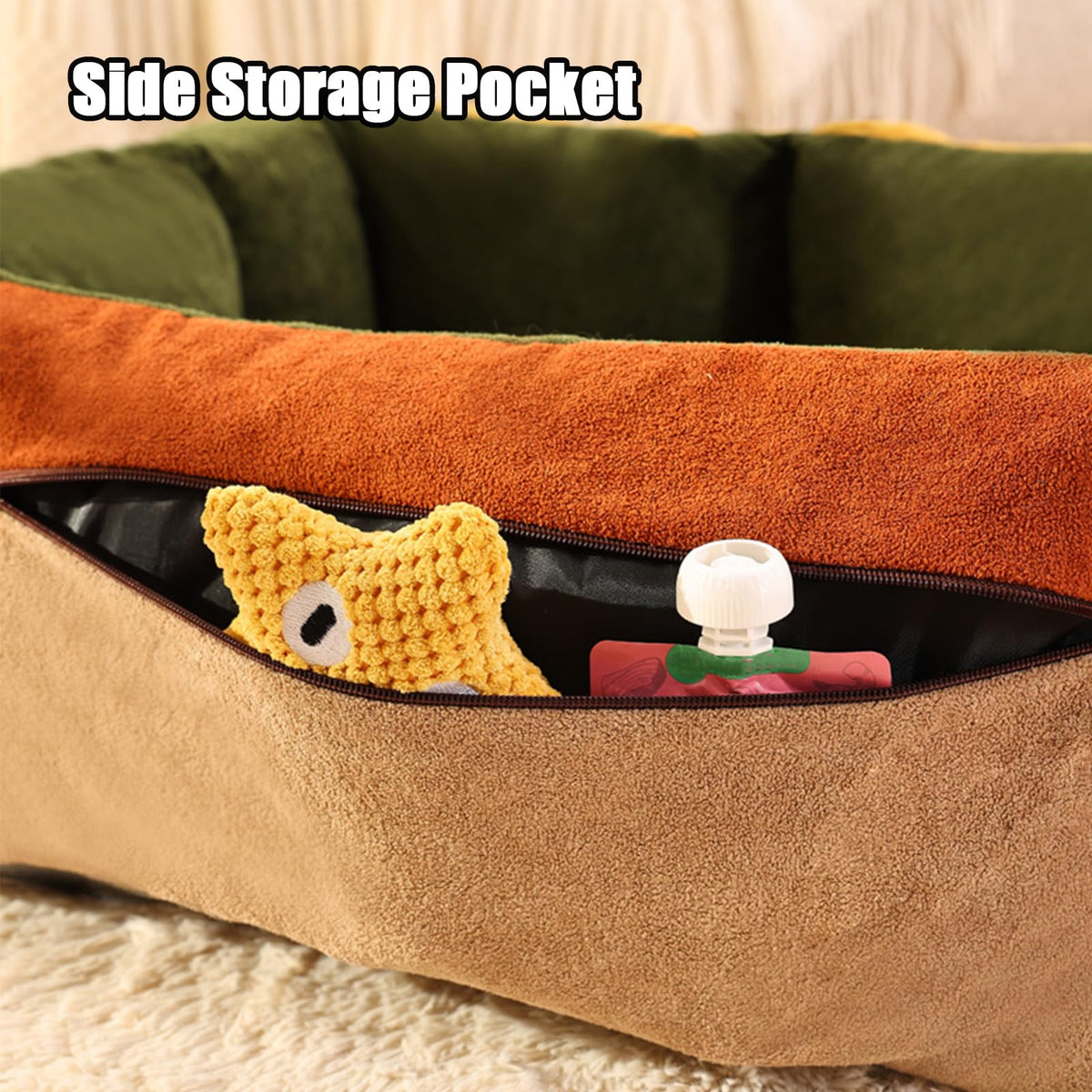 2-in-1 Elevated Dog Car Seat Booster Q2313