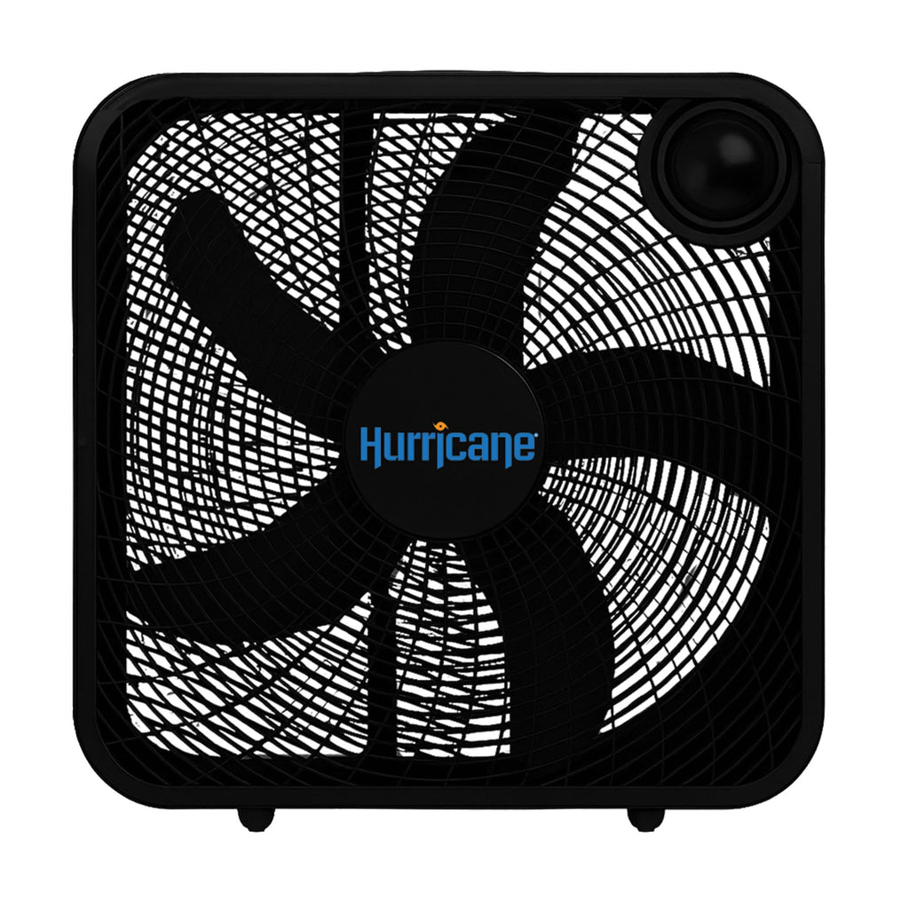 Black 3 Speed 20in Floor Box Fan, 2 Pack B321
